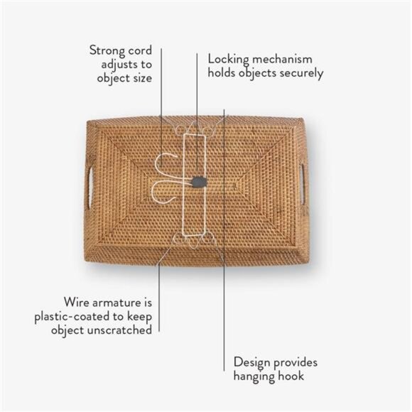 Display Buddie Adjustable Wall Plate Hanger - for Oval Square Round Rectangle - Picture 4 of 7